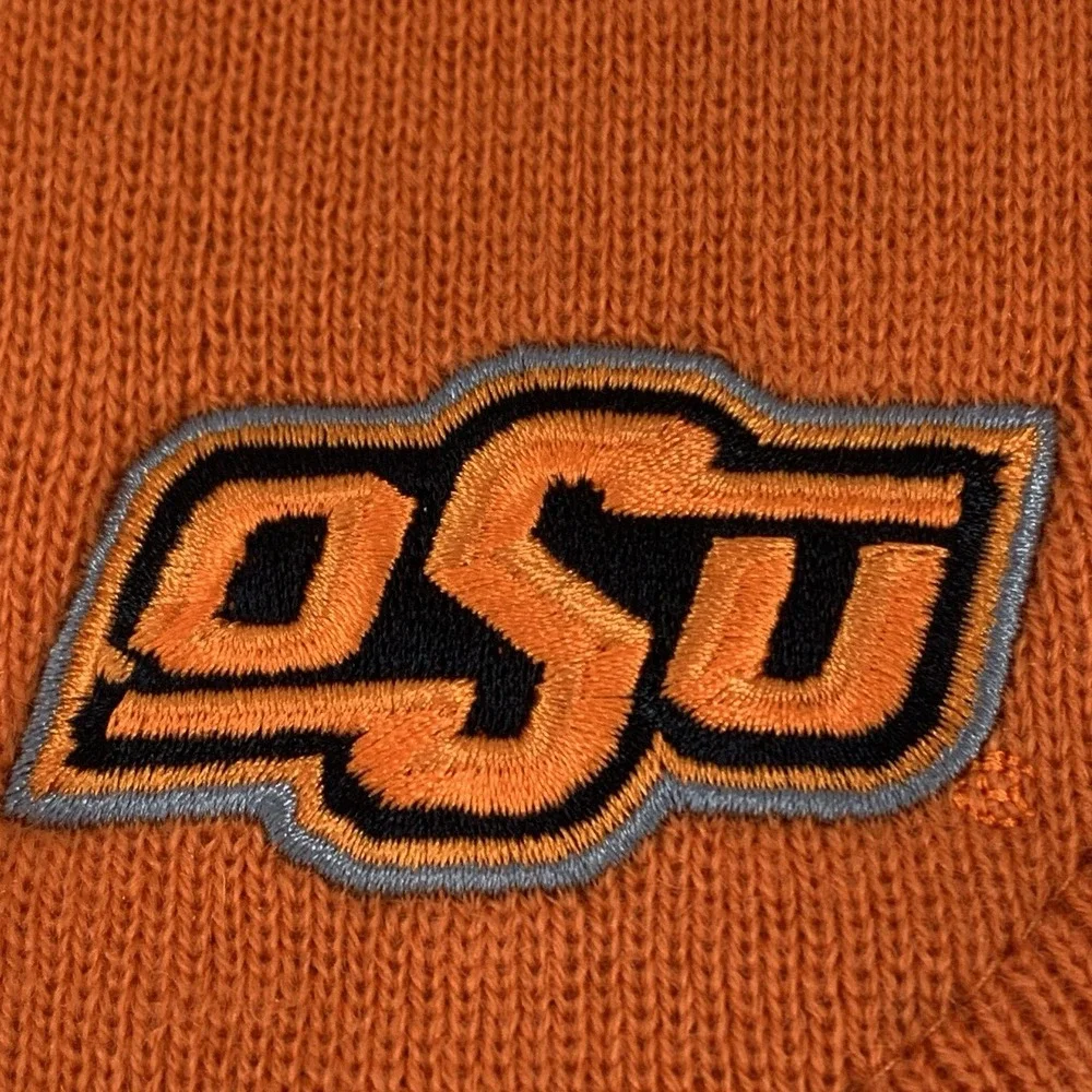 OSU Toboggan Beanie Kids Collection Oklahoma State Cowboys Orange Pom Hat Cap
